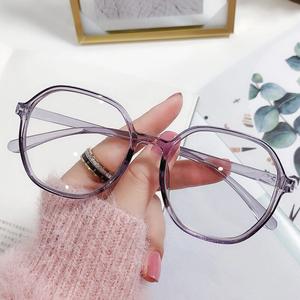 Radiation-proof glasses Fashion blue light polygonal glasses Men's and women's computer glasses Eye care