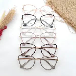 HK-71 KACAMATA CAT EYE ANTI RADIASI WANITA FRAME BESI / HARGA GROSIR