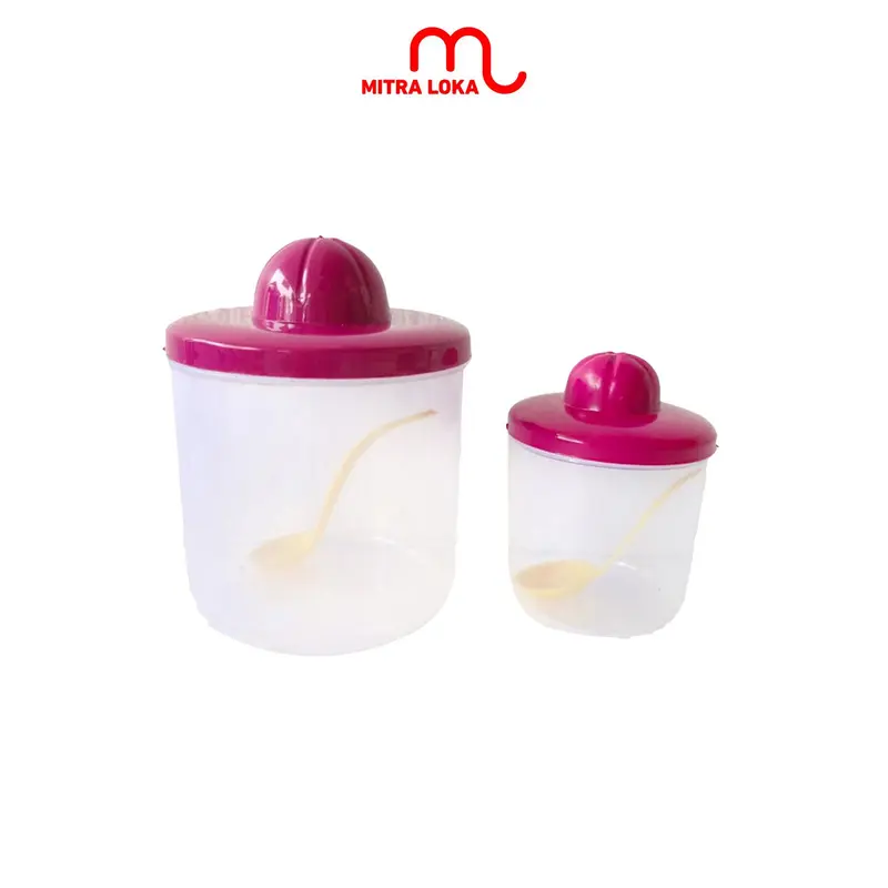 Mitra Loka Kitchen Set Tempat Bumbu 7 in 1 Rak Bumbu Dapur Gantung Dengan 8 Wadah Garam Lada GRATIS Sendok Pelastik 7