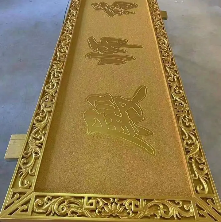 sơn nhũ vàng ánh kim .nhũ vàng 24k_ sơn bóng hệ nước 3