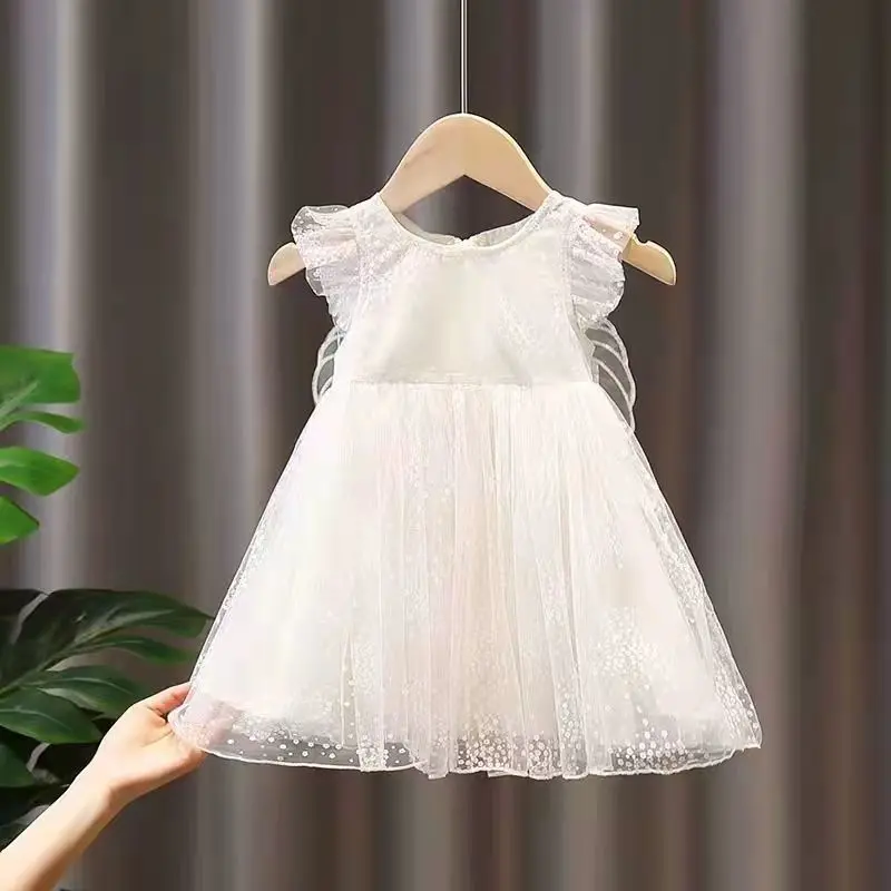 PROMO 9.9 Cassiebear    Baju Dress Anak Perempuan Gaun Pesta Kupu / Dress Pesta Butterfly Motif yuzawa butterfly 3