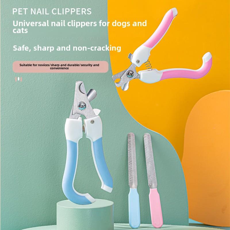 Pet Nail Clippers for Small and Large Dogs, Cat Nail Trimmers with File, Cleaning and Grooming Supplies 4