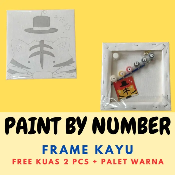 Paint By Number Kanvas Lukis Canvas DIY Painting ST0025 4
