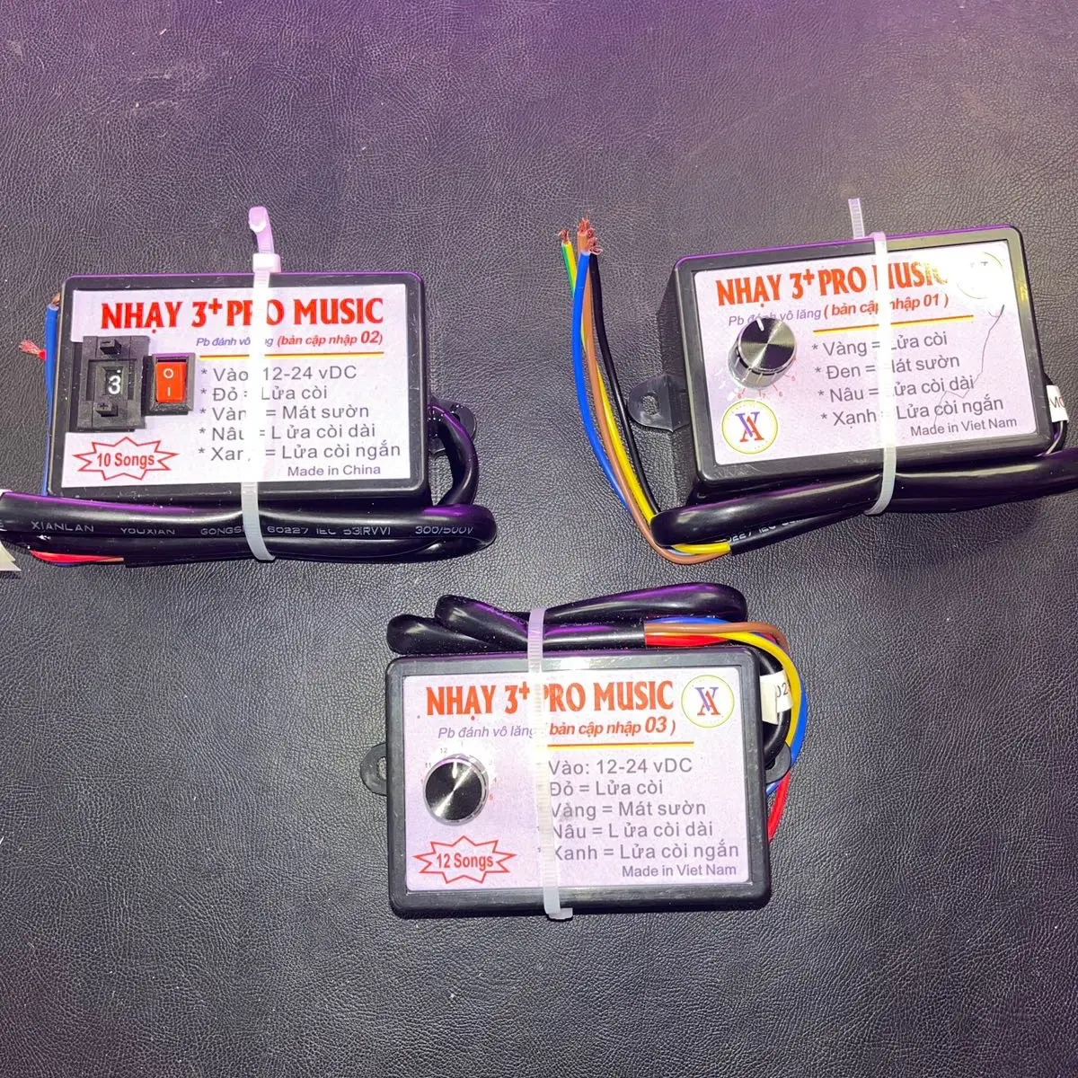 Nhại 3 pro dùng điện 12v 24v 12 tiếng nhại cho ô tô xe máy