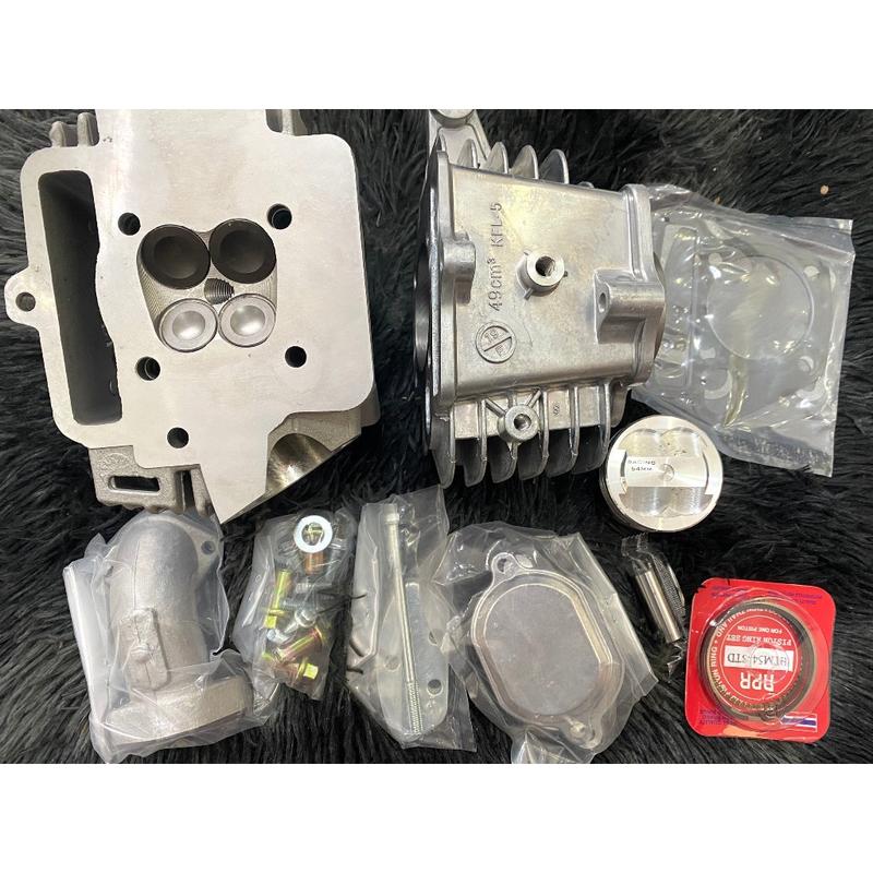 Đầu Lòng Wave 4 Val xp 17 19 Trái 54 56 Cho Wave Dream Sirius 50 Xe 50cc... ( Đầu 4 Van Wave , Lòng SUM Wave 54 56   )