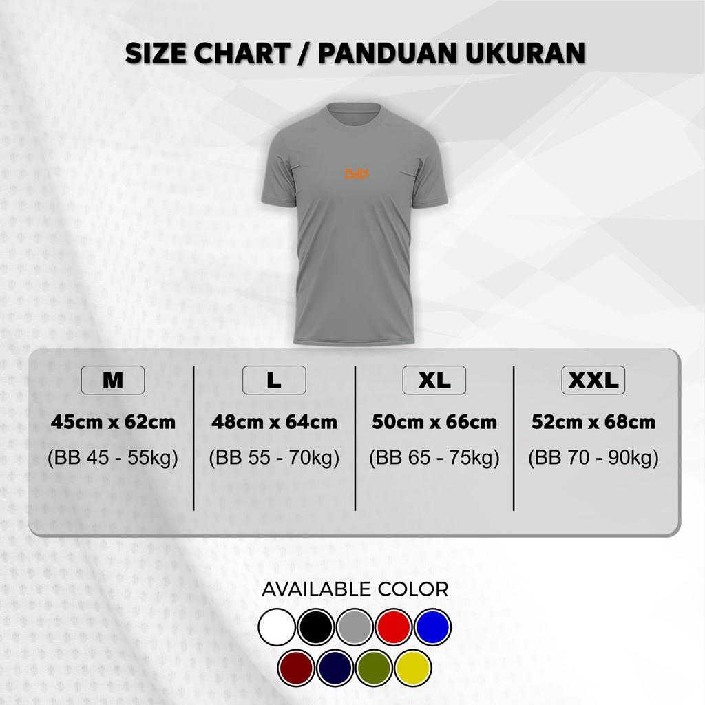 Baju Kaos Base Layer Gunung & Pendaki Lengan Pendek untuk Pria Wanita Cowok Cewe Gym & Olahraga Sport