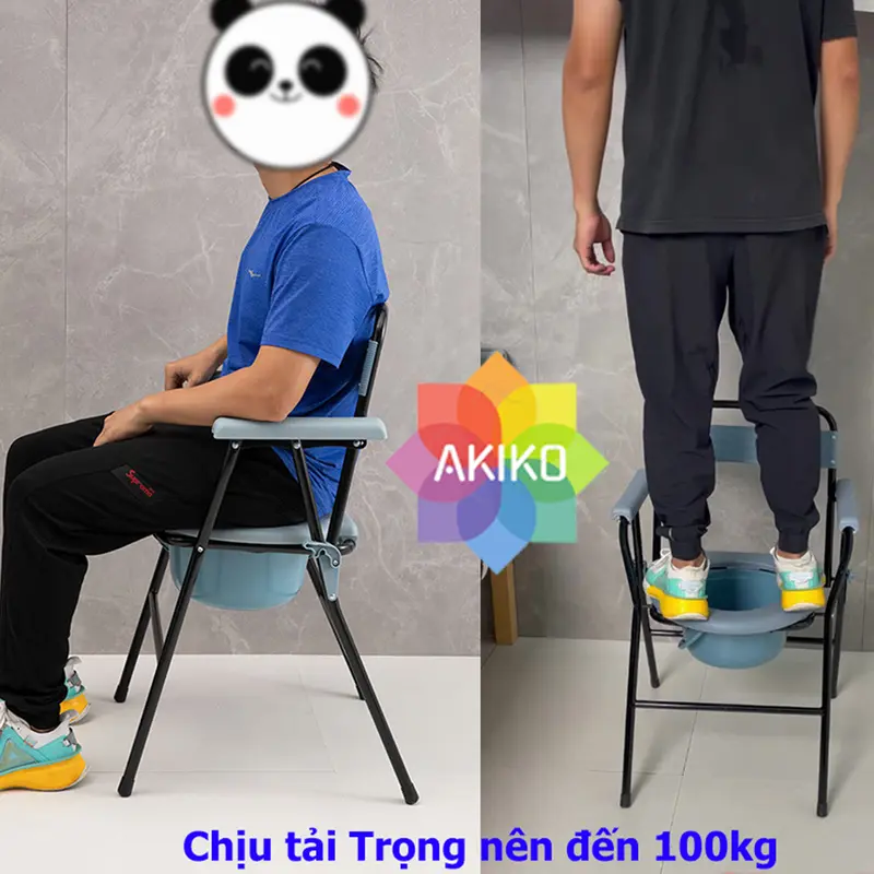Ghế Bô Vệ Sinh Cho Người Già, Bệnh Nhân FS899 Gấp Gọn 5