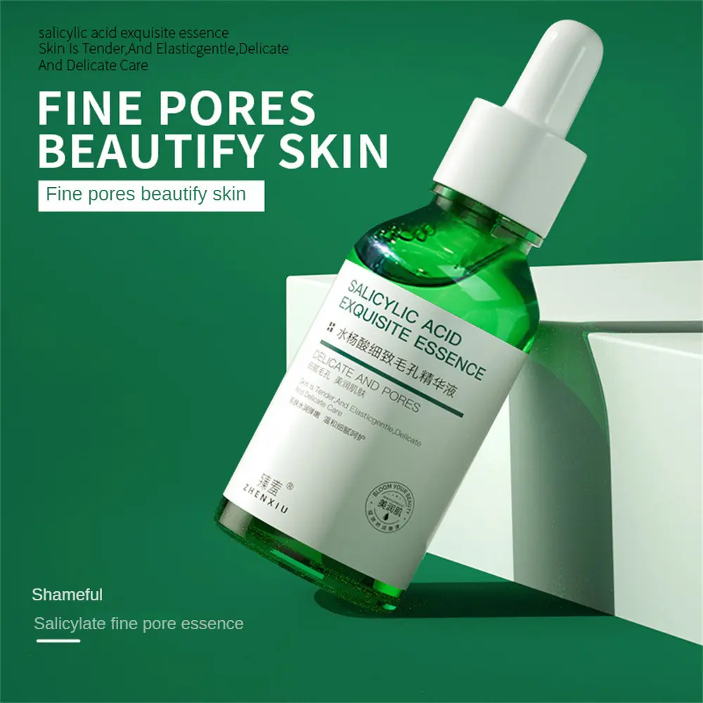 ZHENXIU Salicylic Acid Exquisite Essence Acne Serum 30ml FOR Delicate and Pores Smooth Skin Moisturize Skincare