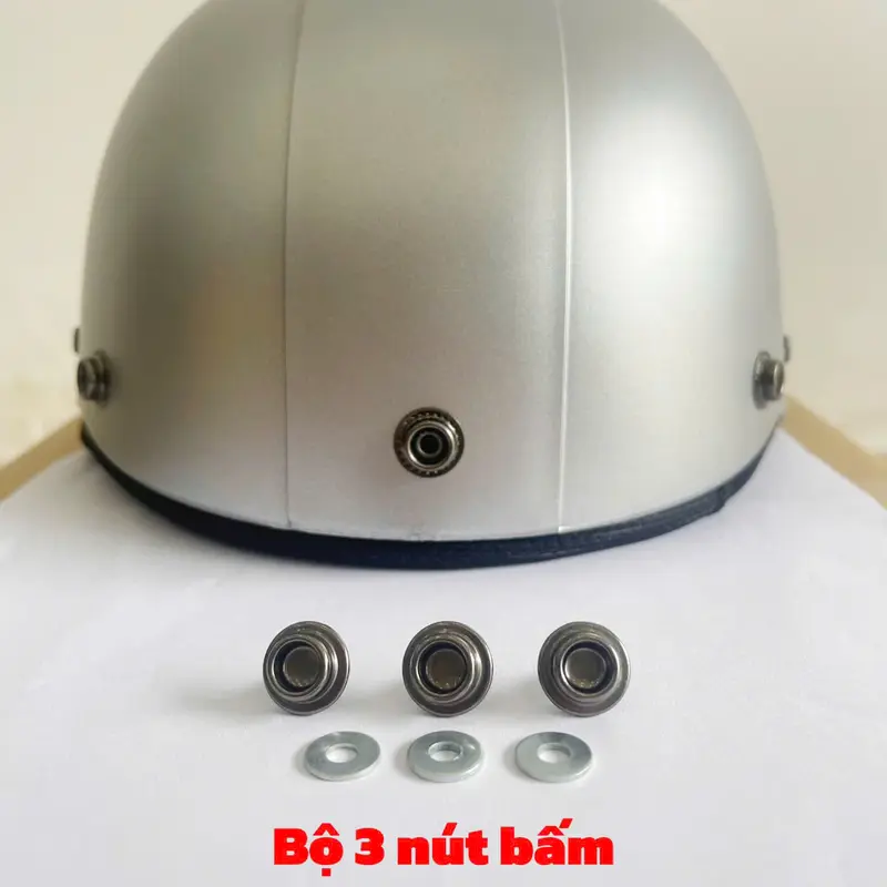Bộ 3 Nút Bấm Gắn Nón Bảo Hiểm, Lắp Kính 2