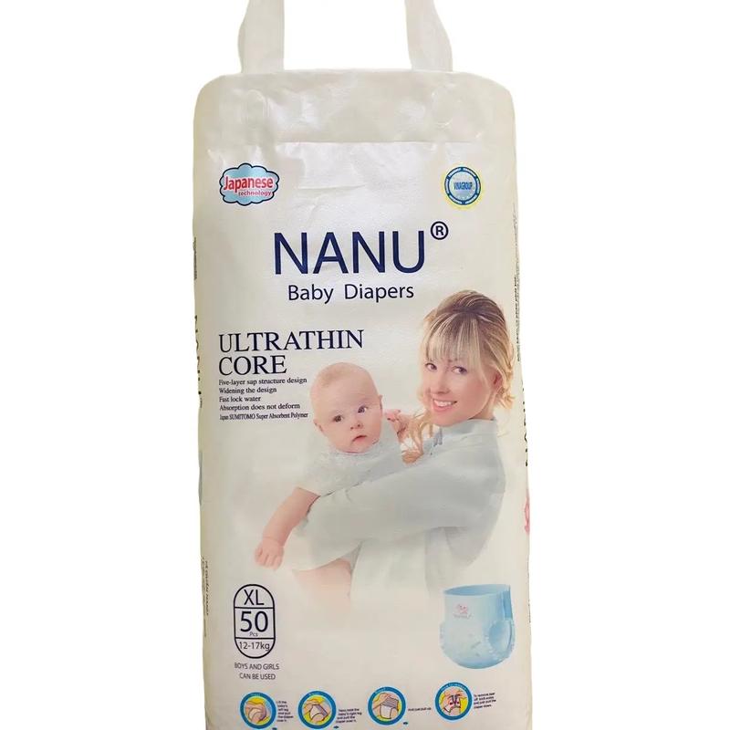 Bỉm Tã Quần/ Tã Dán Cao Cấp NANU BABY S100/M100/L100/XL100/XXL100/XXXL100/4XL/5XL/S50/M50/L50/XL50/XXL50/XXXL50 Cho Bé bỉm  quần