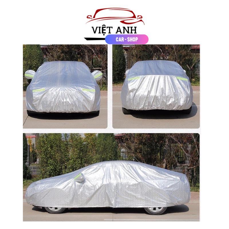 Bạt dù Oxford ô tô, xe hơi chống nắng, chống nước, chống xước xe, có khóa kéo bền đẹp