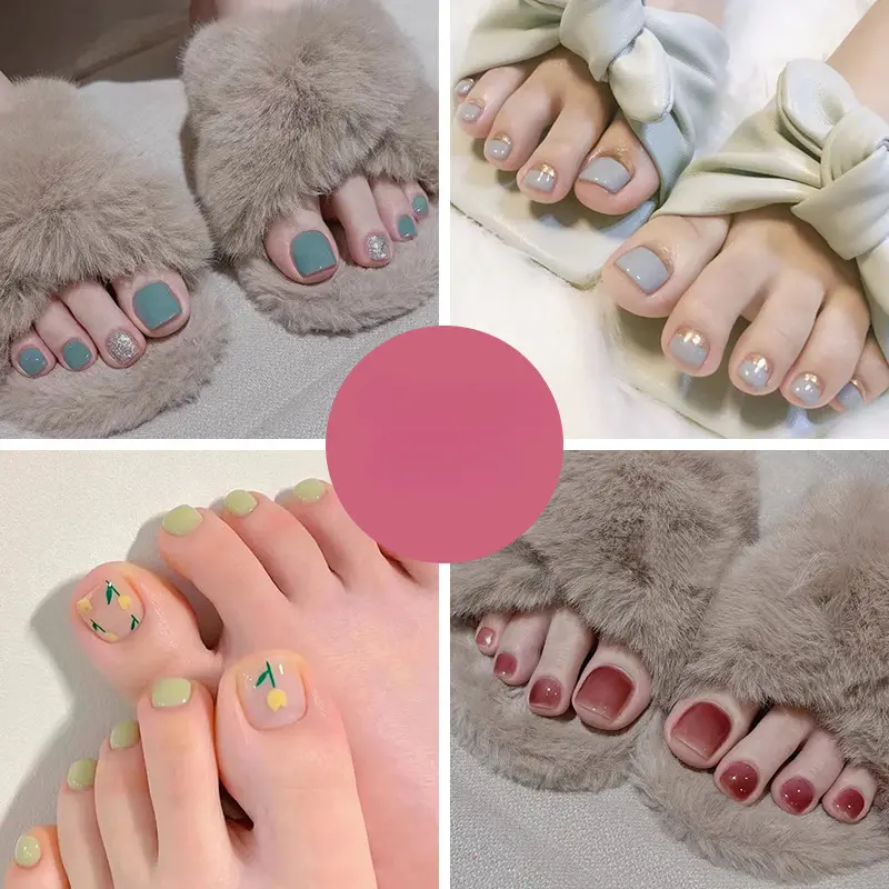 Móng Tay Giả Đeo Móng Tay, Miếng Dán Móng Chân Giả Có Thể Tháo Rời