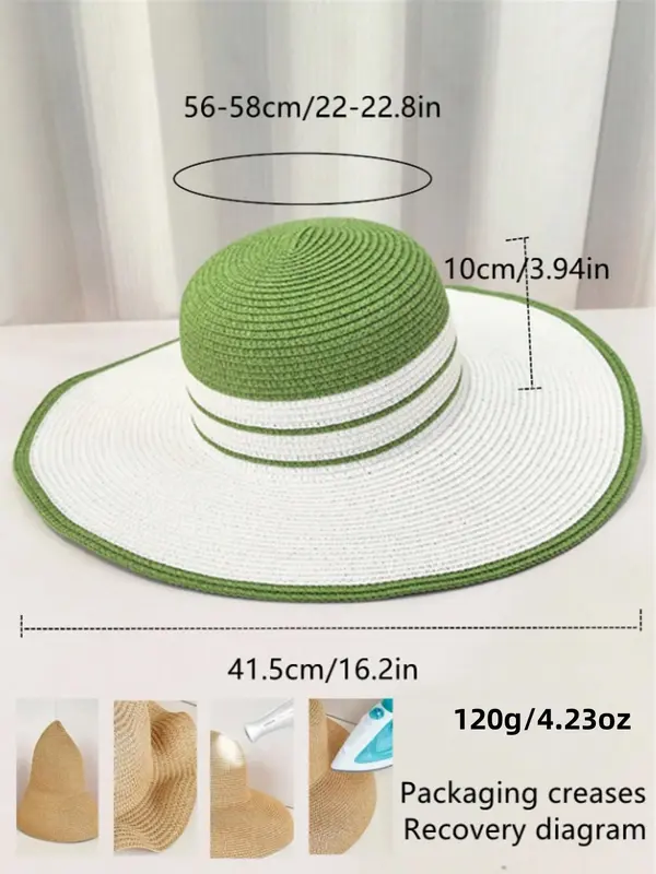 Women's Fashionable Bohemian Straw Bag & Wide Brim Hat, Casual Versatile Sun Hat & Large Capacity Bag Set, Retro Simple and Versatile, Suitable for Daily Travel, Summer Beach Vacation, Versatile Shoulder Bags 1