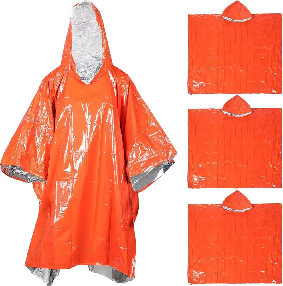 Áo Mưa Giữ Nhiệt, Cứu Sinh, Emergency Raincoat - Loại Dày - RunZone