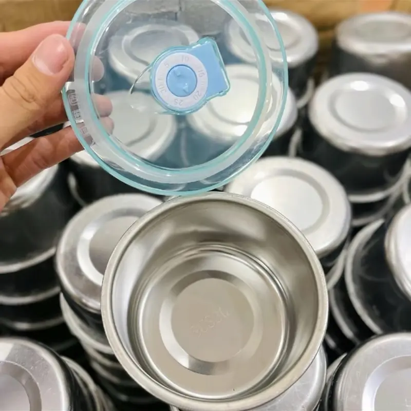 Combo 10 hộp inox  đựng thực phẩm 4 hộp to (25*20*5cm) 4 hộp nhỏ (13*10*5cm) +2hộp tròn 11 *5cm) 3