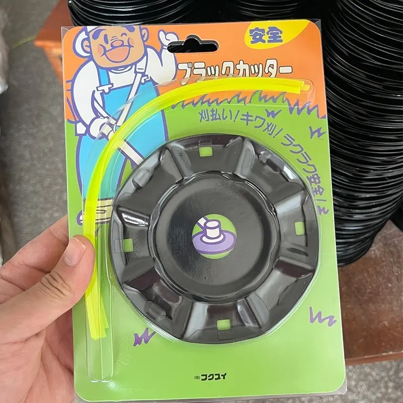Lưỡi cắt cỏ dây nhựa, 8 dây, dùng cho máy cắt cỏ chạy pin 12-24V và xăng 3
