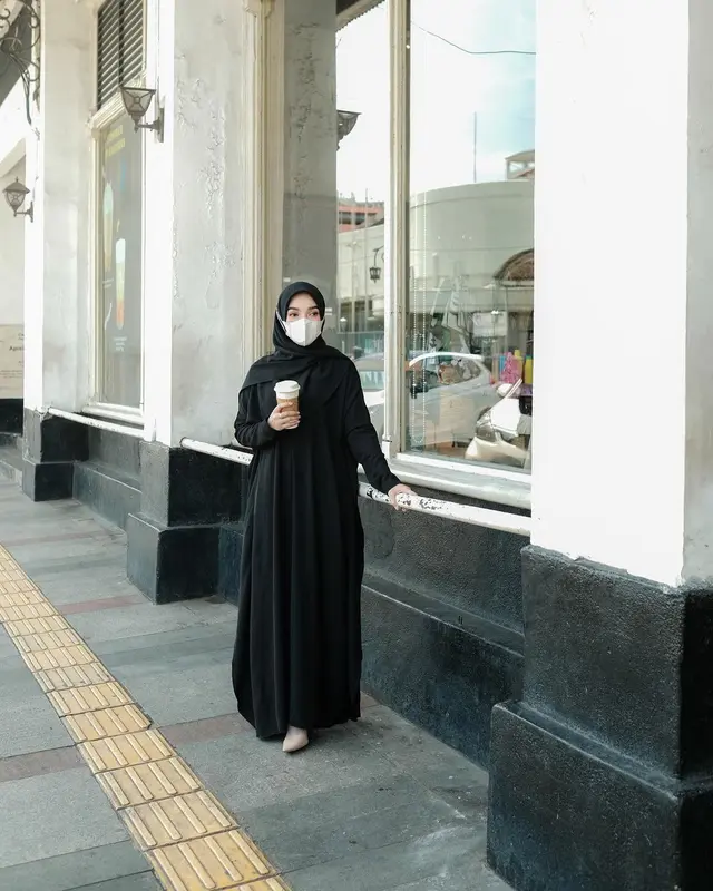 AMEERA ABAYA ONLY Mewah Muslim Airflow kaftan 5