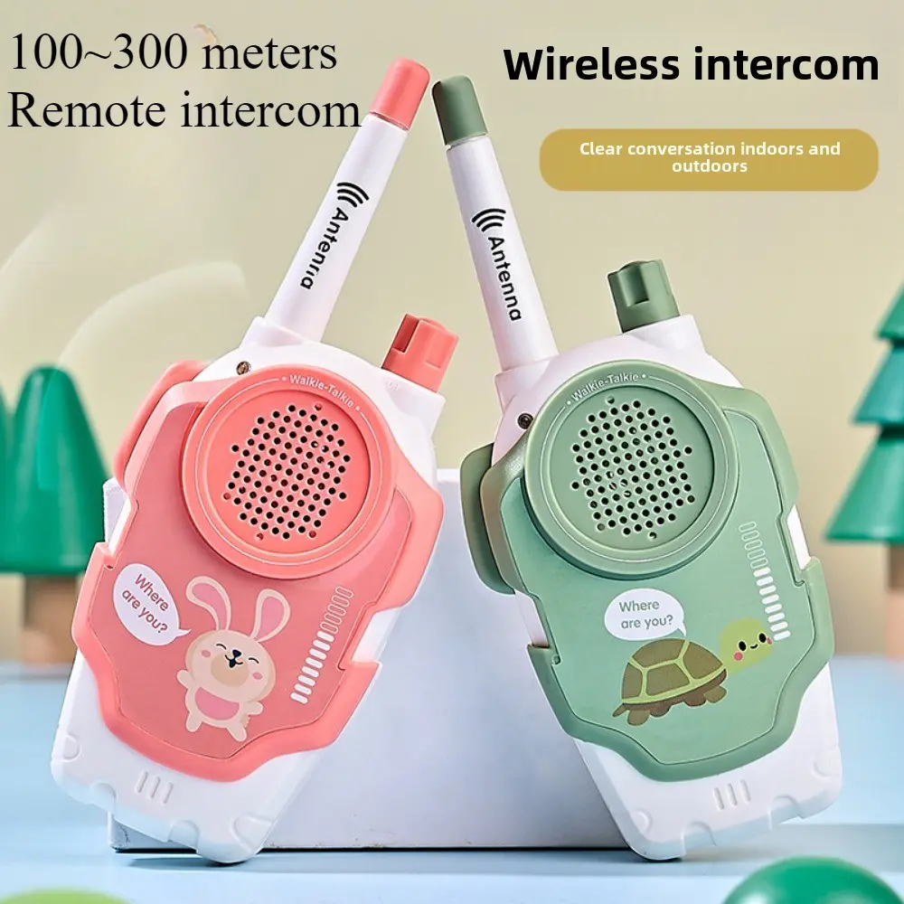 Intercom từ xa, dành cho trẻ em, Máy bộ đàm, Đồ chơi, Máy nhắn tin không dây, Máy nhắn tin tương tác ngoài trời, Quà tặng trẻ em, Phạm vi 100-300 mét do  choi