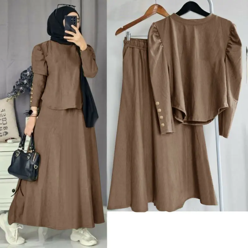 Set Rok Palazo Setelan Wanita Terbaru Set Rok Kekinian Fashion Wanita Trendy Set Pakaian Wanita Cod 0