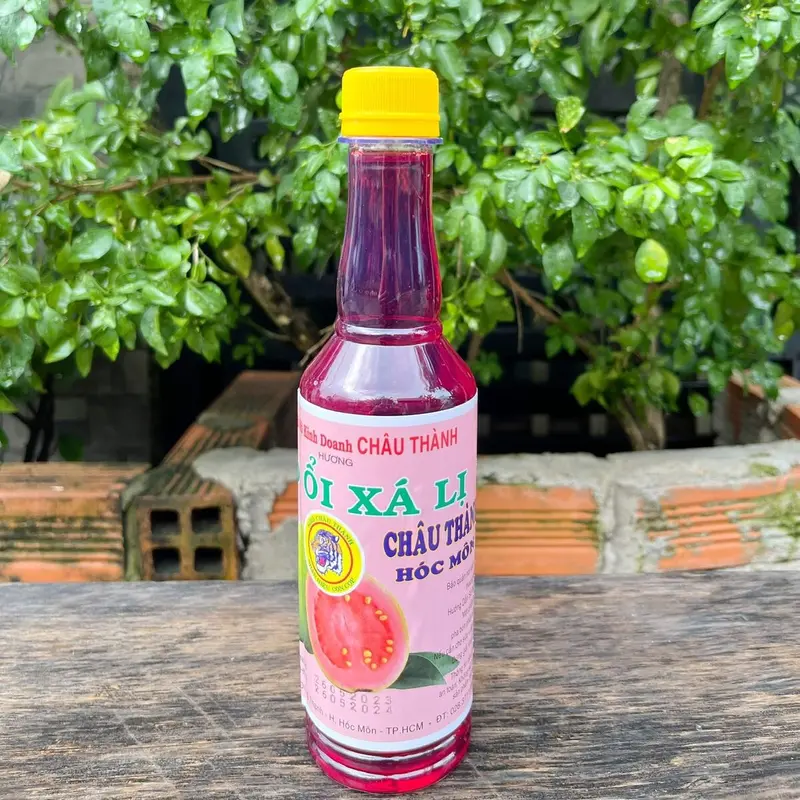 Siro Châu Thành Hương Ổi Xá Lị 400ml 3