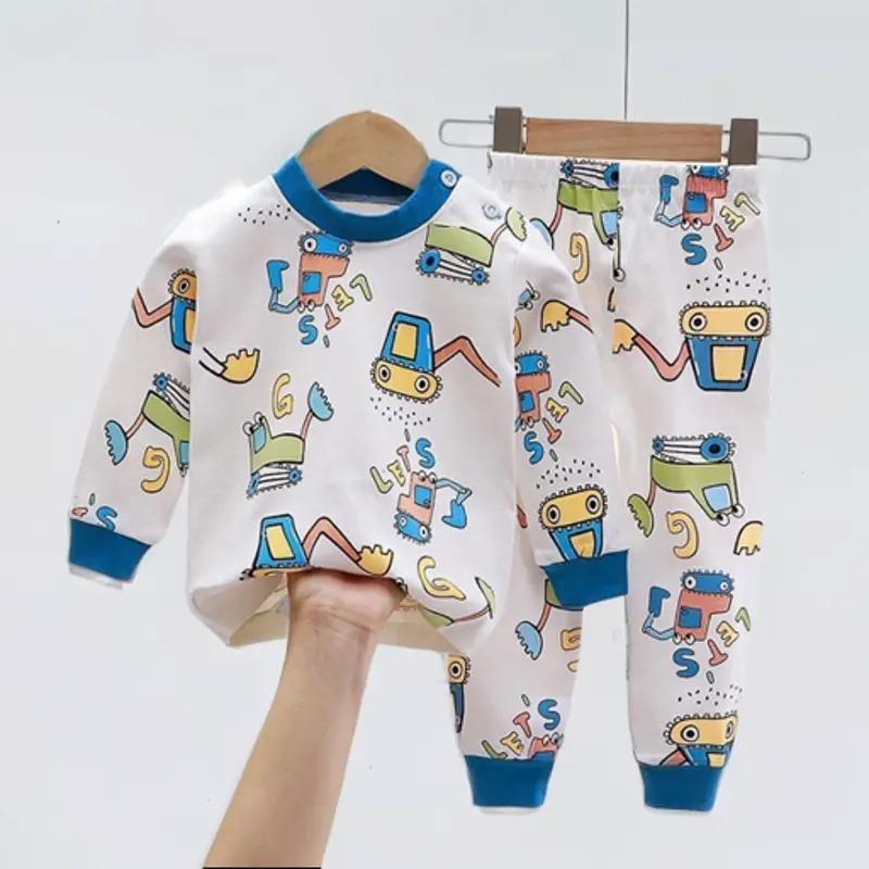 Bộ Đồ Bé Trai Bé Gái 3 Màu Size 6kg - 34kg Quần Áo Trẻ Em Mùa Thu Đông Thoáng Khí Thấm Hút Mồ Hôi - H0021 Cotton Sợi Tre