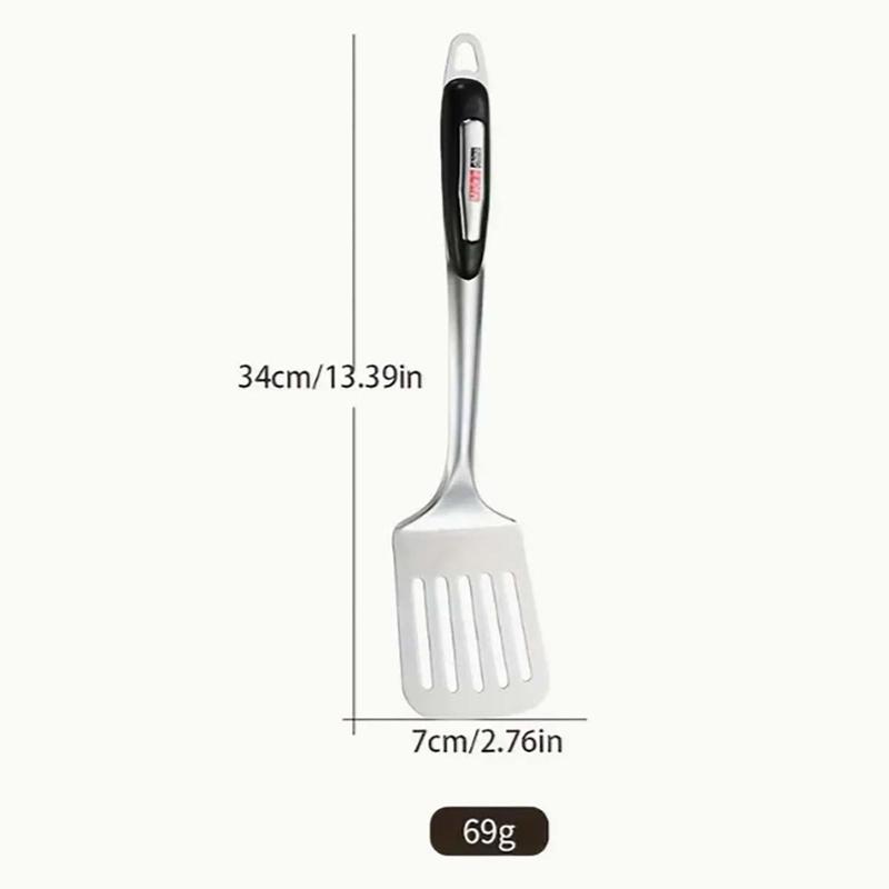Product Introduction of Stainless Steel Kitchen Cooking Utensils Set, 4 Count/set Including Spatula & Slotted Spatula & Spoon & Colander Spoon, Kitchen Cooking Utensils for Home Use 2