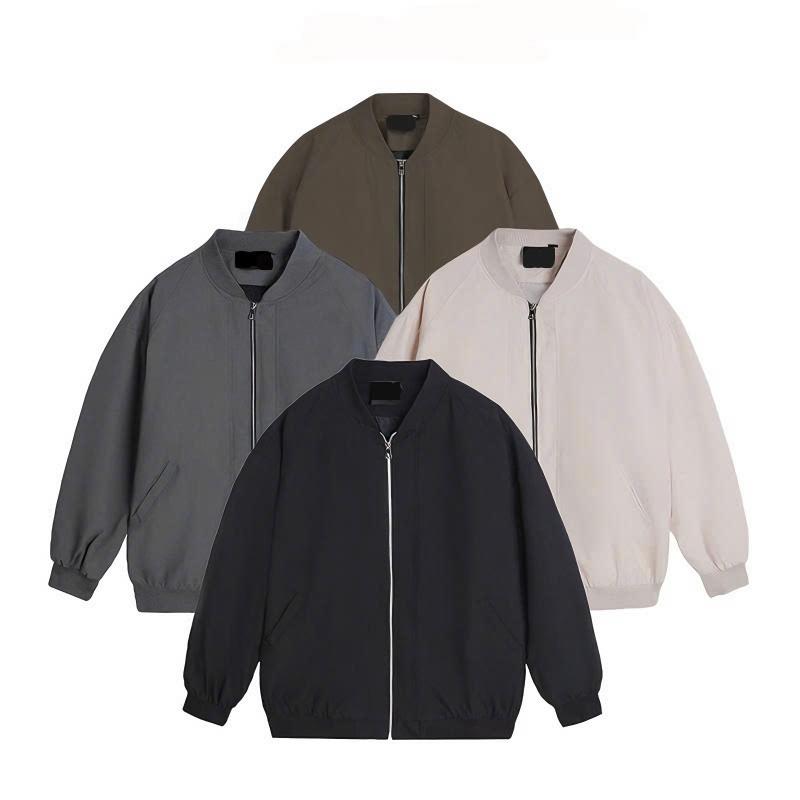 Áo khoác bomber trơn chất liệu kaki 2 lớp bên trong  lót Dù dày dặn ,chuẩn form ,cản gió ,chống  tia UV menwear jacket Menswear