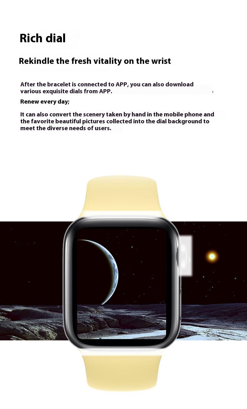 Product Introduction of Smartwatch Bluetooth Call Exercise Meter Heart Rate and Blood Pressure Monitoring Device Wearable 4