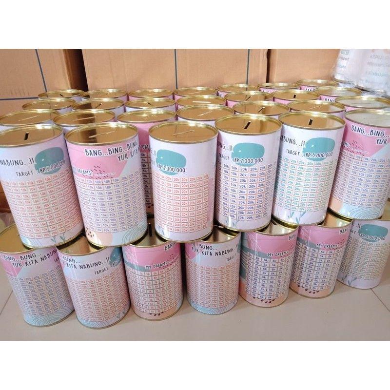 CELENGAN ANAK SMALL SOUVENIR (Full kaleng) CELENGAN TARGET CELENGAN VIRAL CELENGAN KARAKTER 14,8 x 8 CELENGAN KALENG CELENGAN PLASTIK 6
