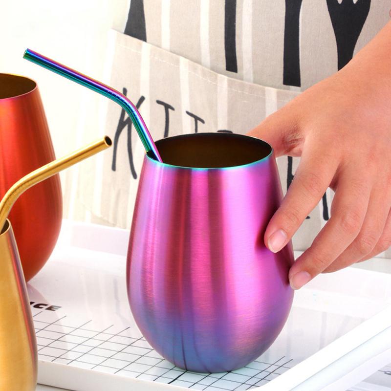Product Introduction of 500ml Stainless Steel Beer  Rose Gold Beer Tumbler Cocktail Juice Milk Cup Drinking Mug for Bar Outdoor Drinkware 21
