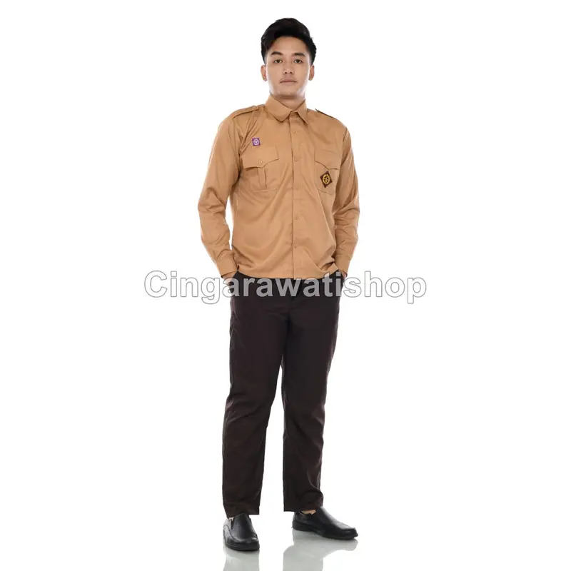 Seragam Pramuka Pembina Pria - Lengan Panjang & Lengan Pendek 0