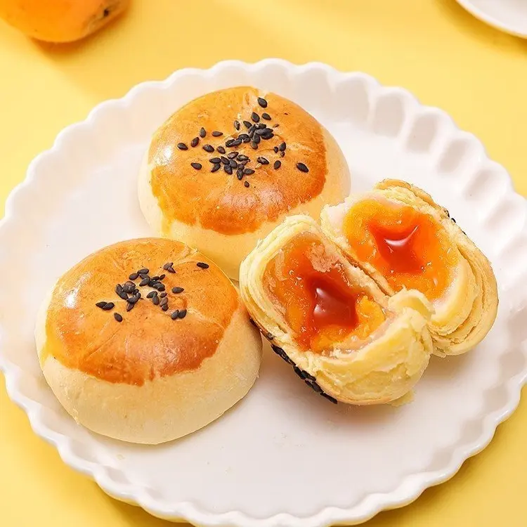 Bánh Trứng Chảy Đài Loan, Bánh Trứng Muối Thùng 1-2kg (19-40 Cái) – Bánh Ngon Kèm Thùng Đựng Tiện Lợi, Đồ Ăn Food Ăn Vặt