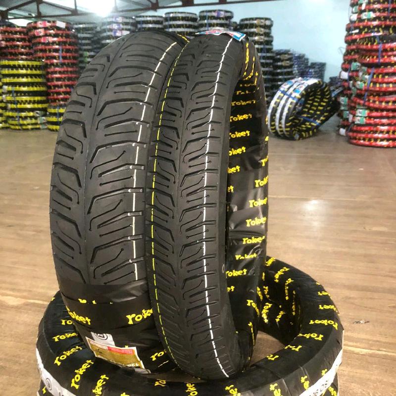 Cặp lốp trước sau Ex150, Ex155 Kiểu gai extra city michenlin hãng Rocket Thái Lan mã 638 - Phụ Tùng 6
