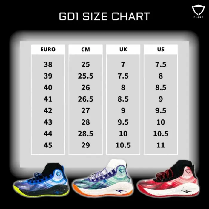 JAMINAN ASLI Sepatu basket original Guard GD 1 brand Indonesia - Putih, 43 BRL26 5