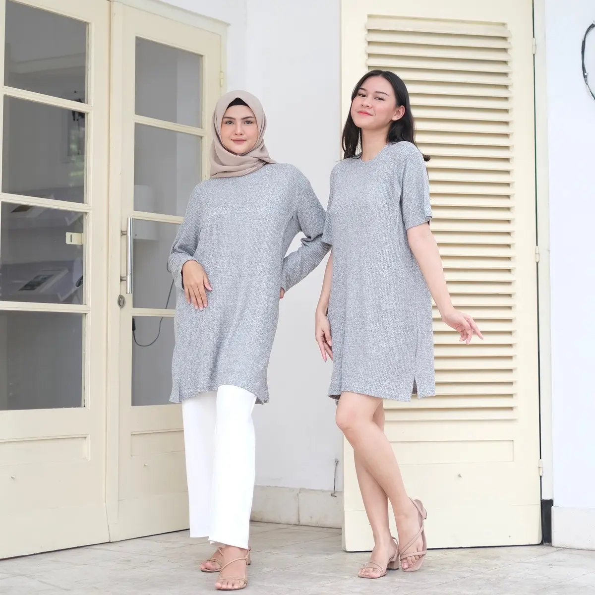 [ BUSUI FISY ] Tunik Menyusui Lengan Panjang & Pendek