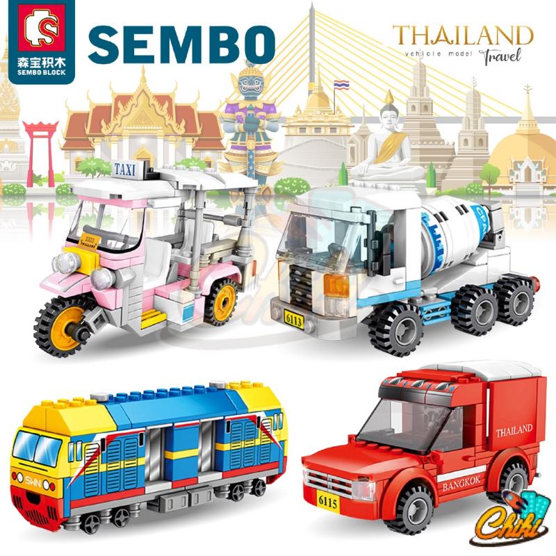 Product Introduction of สปอตสินค้า ตัวต่อ Sembo Block ยานพาหนะ Thailand รถเมล์ รถตุ๊กตุ๊ก ฯลฯ 17