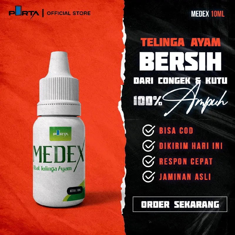 MEDEX - OBAT MATA dan  INFEKSI RADANG TELINGA AYAM  ADUAN 0