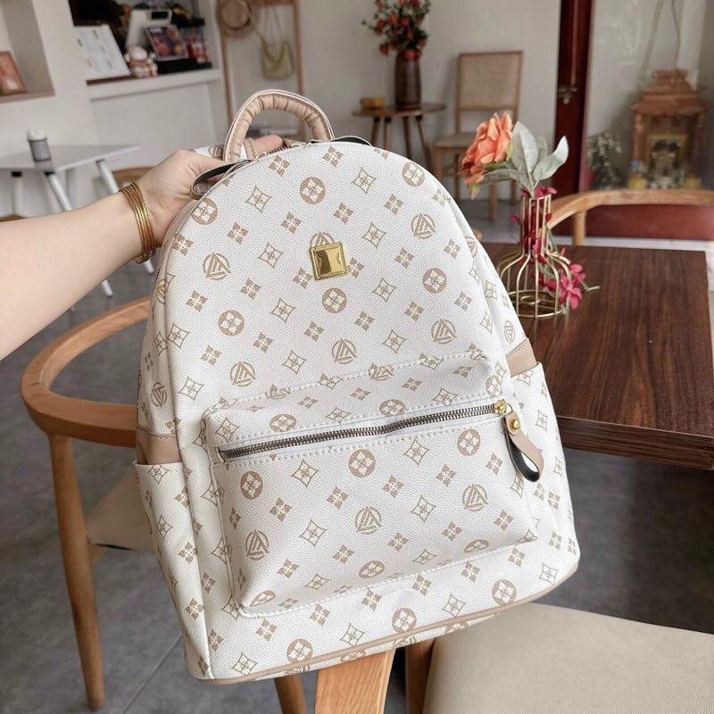 Ba lô đi học, balo đi chơi đựng vừa lap14", sách vở a4 họa tiết thập cẩm K418