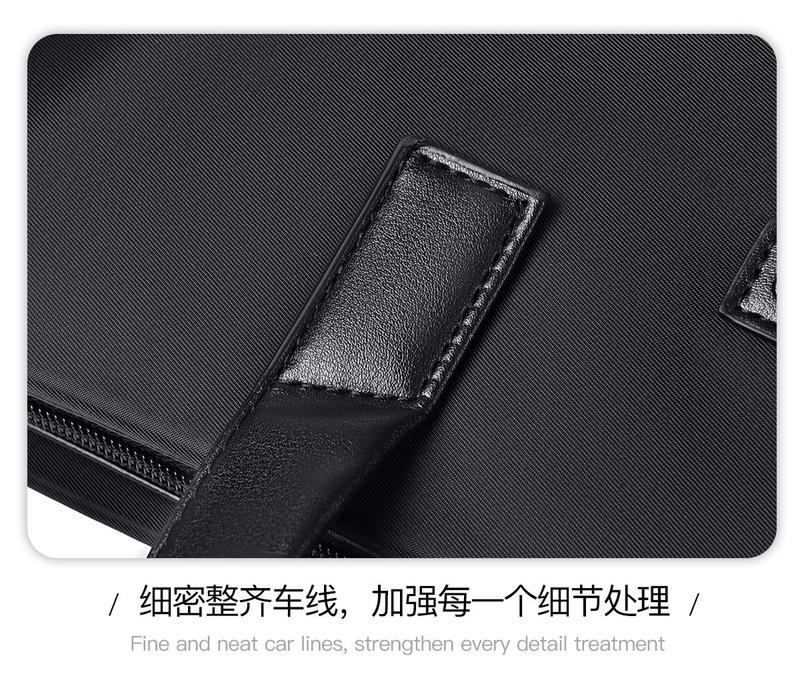 Product Introduction of Men's Simplicity Fashion Oxford Cloth Handbag A4 File Data Packet Daily Office Travel Portable Meeting Men's Bag 26