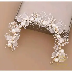 White Headpiece - Hiasan Rambut / Pengantin