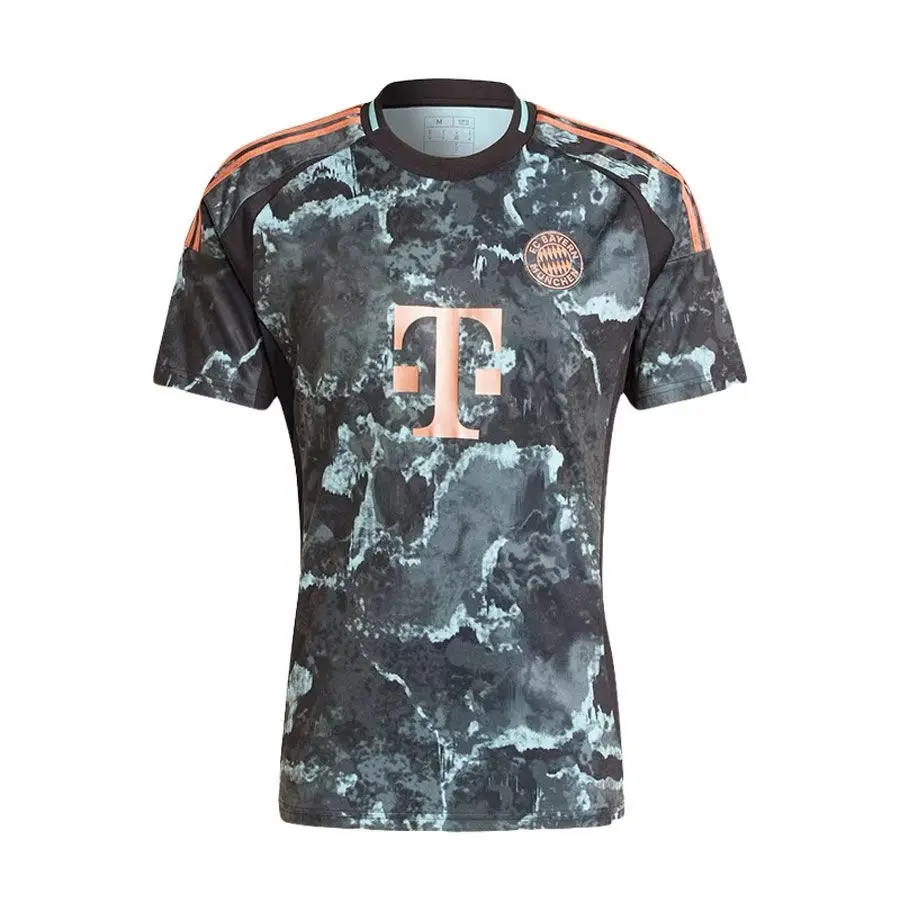 2425 Season Bayern Away Kit Men's T-Shirt Short Sleeve Soccer Jersey Summer Sportswear Competition Wear Training Wear