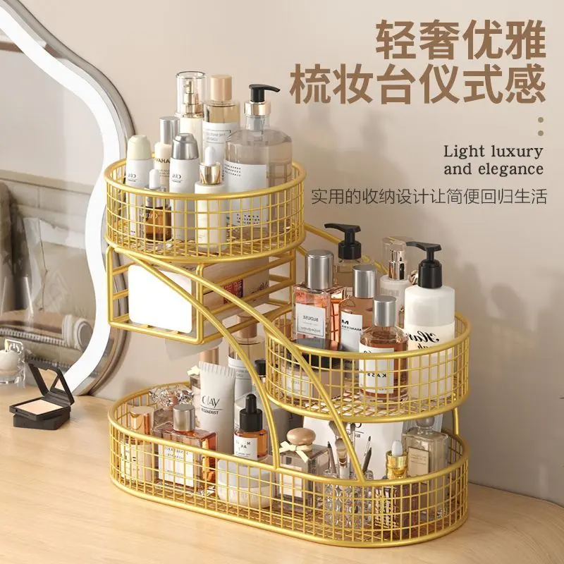 Hộp Đựng Mỹ Phẩm, Giá Để Đồ Để Bàn, Hộp Đựng Để Bàn Trang Điểm Ký Túc Xá, Giá Để Nhiều Tầng, Cho Các Sản Phẩm Chăm Sóc Da