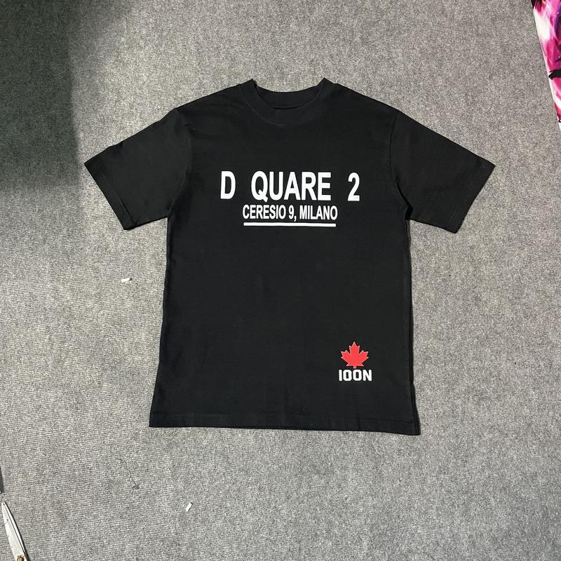 Áo thun Cổ Tròn D.S.Q fom oversize chất liệu Cotton 2 chiều Cao Cấp Menswear Nam 3