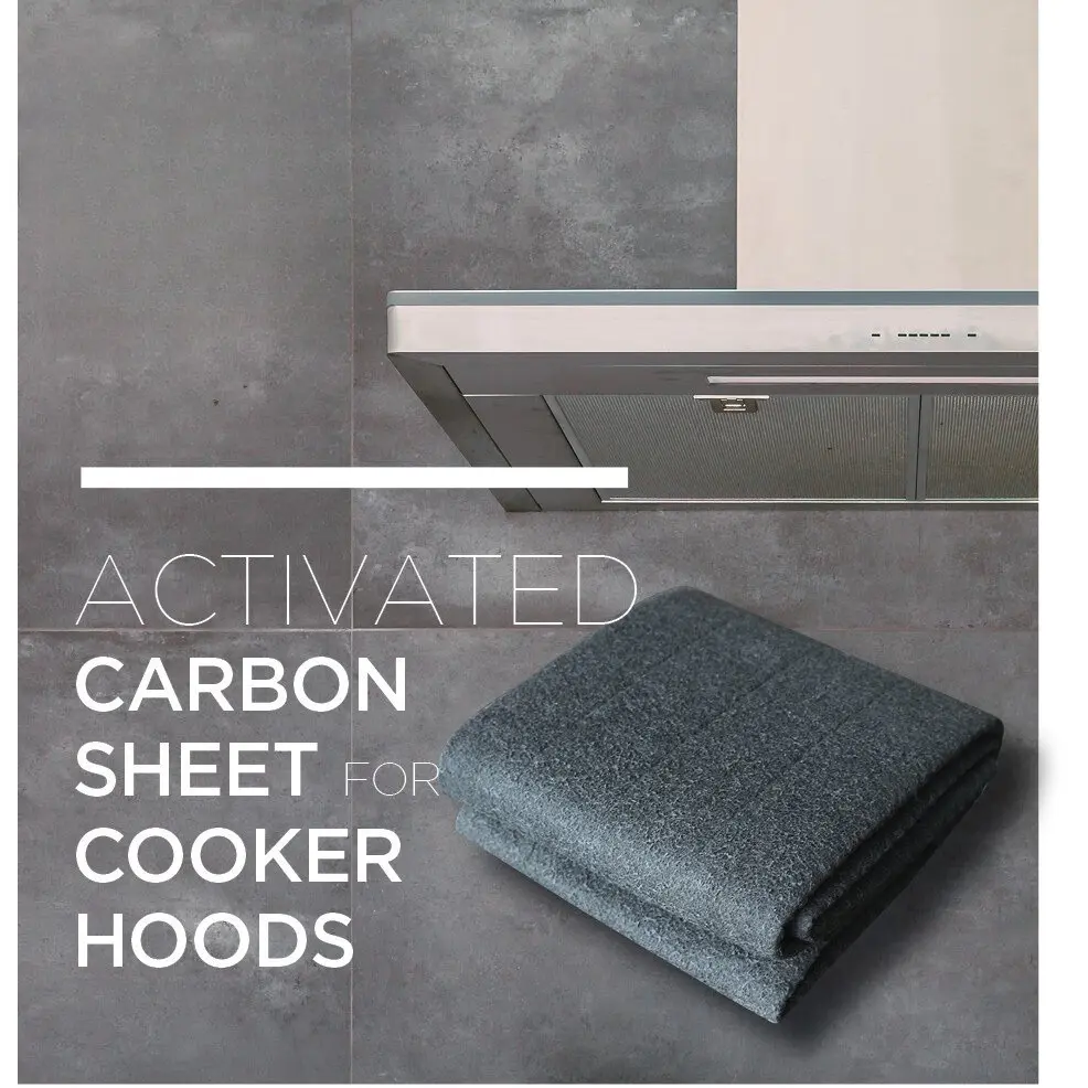 Cooker Hood Carbon Sheet To Absorb & Filter Grease & Smell [HepaPure] [Various Sizes Available]