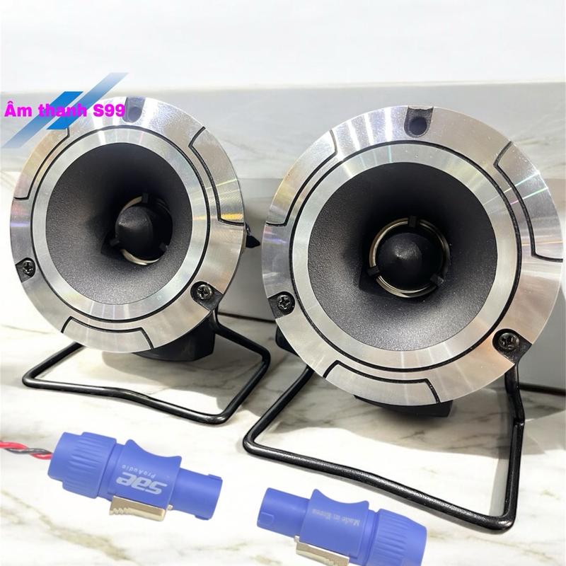 Treble rời - Chống cháy. Giá 2 chiếc .  hiện đại- sang trọng. Có phân tần chống cháy, tiếng treble phóng xa, không bị chói tai. Dùng cho loa nghe nhạc, loa full, loa karaoke,.... Amly, đẩy công suất. Phụ kiện âm thanh