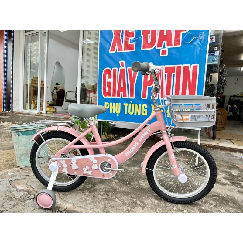 Xe đạp trẻ em Thống Nhất Bunny size 12,16 năm 2024 (tặng: chuông, lục giác lắp ráp) 0
