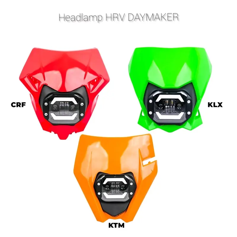 Reflektor LED Headlamp HRV DAYMAKER batok Lampu Depan LED CRF 150L KLX BF DT KTM 250 0