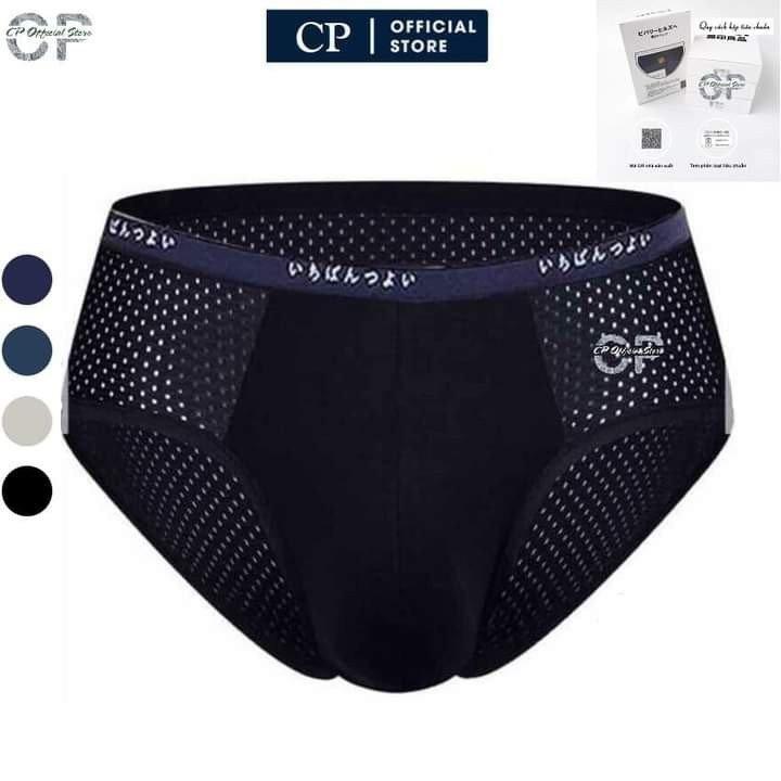 COMBO 4 QUẦN LÓT NAM THÔNG HƠI - SÉT 4 CHIẾC - QUẦN SỊP NAM TAM GIÁC NHẬT BẢN - CÓ SIZE LỚN ĐẾN 95 kg. Menswear Boxer Quần Boxer Thun 4