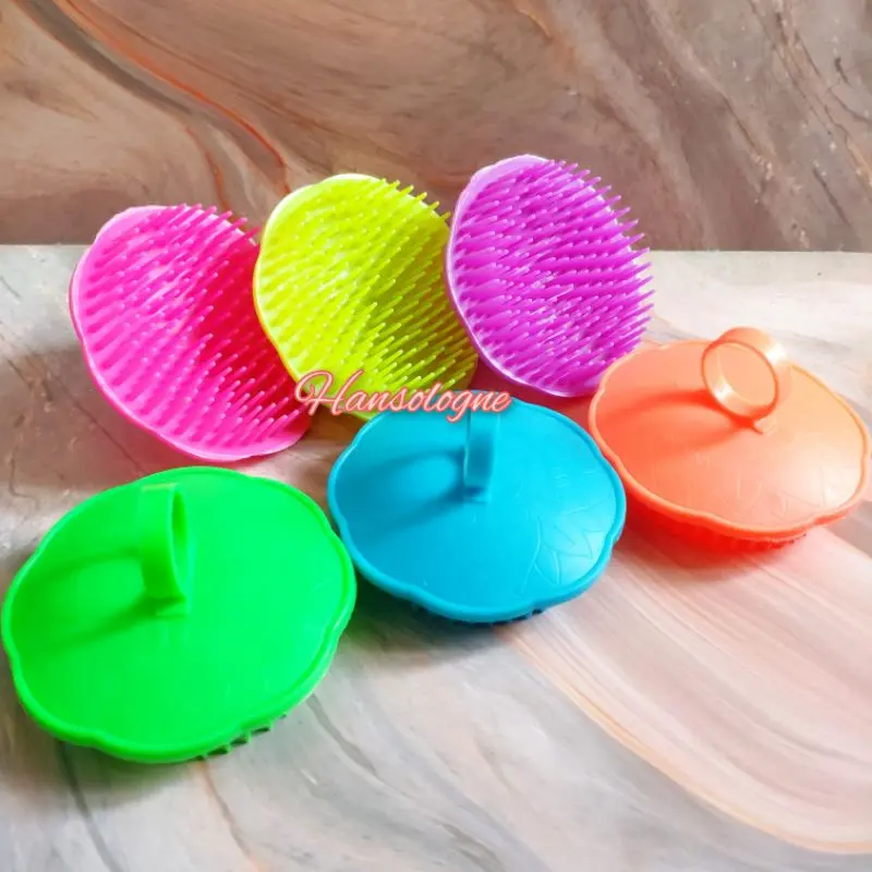 Sisir keramas warna / sisir barber shop / sisir salon / sisir bulat 1