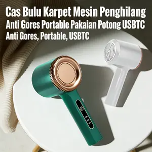 Penghilang Bulu & Serat Pakaian Elektrik - Alat Penghilang Lint, Benang, dan Gompil | Portable Lint Remover & Fabric Shaver 150W, Kompak, UKuran 15x10x5cm, Baterai Li-ion, Duraan 2 Jam